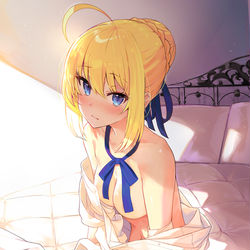 This is a pixiv picture whose title is アルトリア.