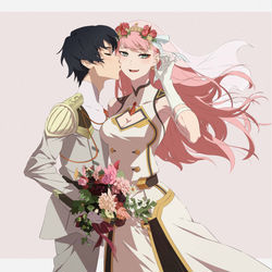 This is a pixiv picture whose title is darling in the frankxxx.