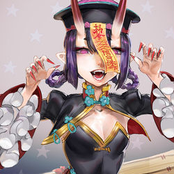 This is a pixiv picture whose title is キョンシー酒吞ちゃん.