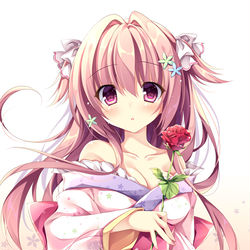 This is a pixiv picture whose title is 凛と和装.