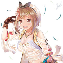 This is a pixiv picture whose title is ずぶ濡れライザちゃん.