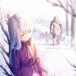 This is a pixiv picture whose title is ❅.