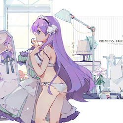 This is a pixiv picture whose title is メイド(?) シズル.