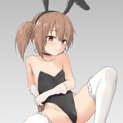 This is a pixiv picture whose title is バニーメスガキ.