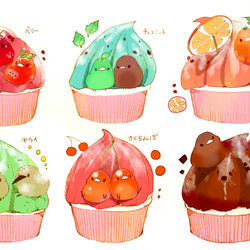 This is a pixiv picture whose title is ジェラートいろいろ.