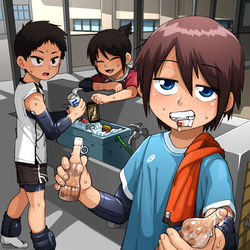 This is a pixiv picture whose title is 習作「差し入れアイス」.