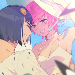 This is a pixiv picture whose title is 海边假日.