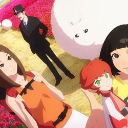 This is a pixiv picture whose title is birthday wonderland illustration.