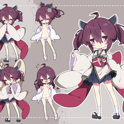 This is a pixiv picture whose title is ■きりたん立ち絵素材■.