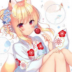 This is a pixiv picture whose title is お兄ちゃん？どこ見てるんですか？.