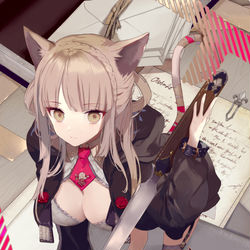 This is a pixiv picture whose title is ステーショナリーキャット.