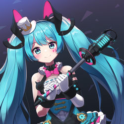 This is a pixiv picture whose title is 初音ミク.