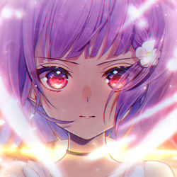 This is a pixiv picture whose title is 六兆年と一夜物語.