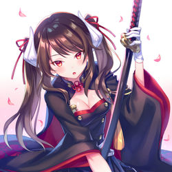 This is a pixiv picture whose title is 榛名.