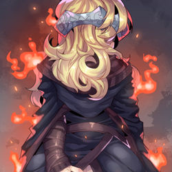This is a pixiv picture whose title is 来吧传火.