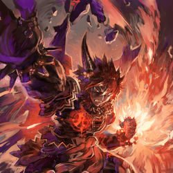 This is a pixiv picture whose title is 闇の魔神.
