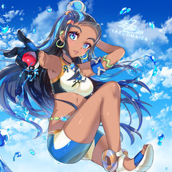 This is a pixiv picture whose title is Come on, Nessa! 💙.