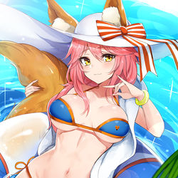This is a pixiv picture whose title is 玉藻の前.