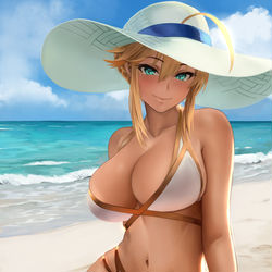 This is a pixiv picture whose title is 乳王.