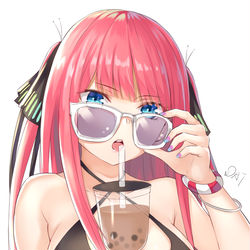 This is a pixiv picture whose title is 波霸奶茶.