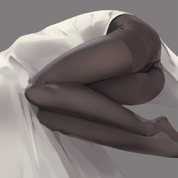 This is a pixiv picture whose title is タイツ.