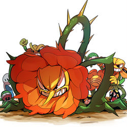 This is a pixiv picture whose title is ほぼ花.