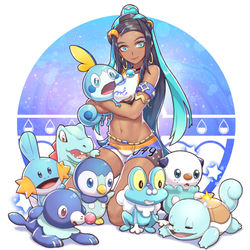This is a pixiv picture whose title is ルリナ~.