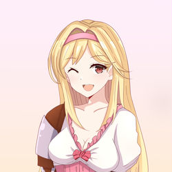 This is a pixiv picture whose title is ロングヘアージータ.