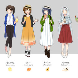 This is a pixiv picture whose title is タピオカブームに便乗して.