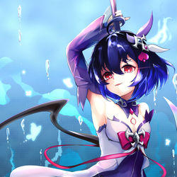 This is a pixiv picture whose title is 遊ぼう.