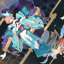 This is a pixiv picture whose title is 匣中少女.