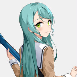 This is a pixiv picture whose title is ギター紗夜.