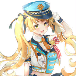 This is a pixiv picture whose title is ポリスこころちゃん.