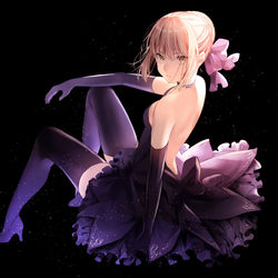 This is a pixiv picture whose title is セイバーオルタ.