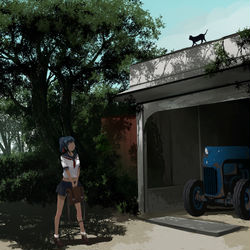 This is a pixiv picture whose title is garage.