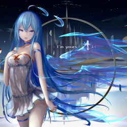 This is a pixiv picture whose title is I`m yours.