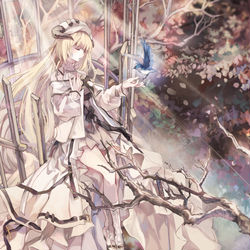 This is a pixiv picture whose title is 林中莺歌.