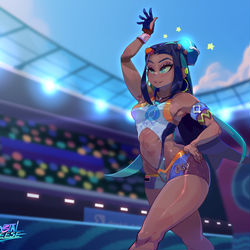 This is a pixiv picture whose title is Nessa wins!.