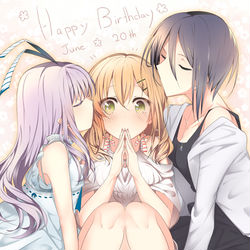 This is a pixiv picture whose title is 栄依子ちゃんハピバ！.