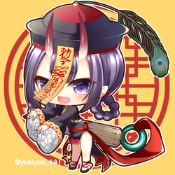 This is a pixiv picture whose title is キョンシー酒呑ちゃん！.