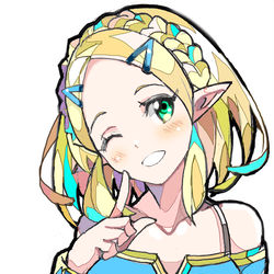 This is a pixiv picture whose title is ゼルダちゃん.