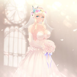 This is a pixiv picture whose title is June Bride.