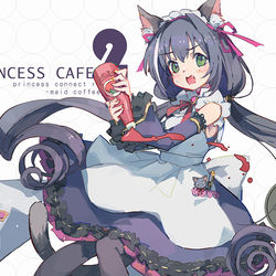This is a pixiv picture whose title is メイド☆キャル.