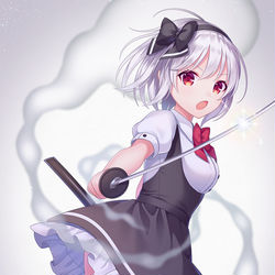 This is a pixiv picture whose title is 黒妖夢.