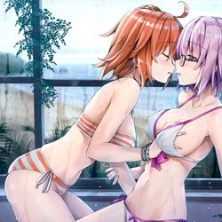 This is a pixiv picture whose title is 海はお預け.