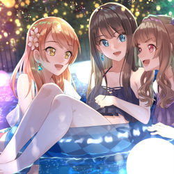 This is a pixiv picture whose title is ナイトプール.