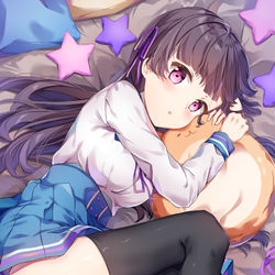 This is a pixiv picture whose title is 放課後.