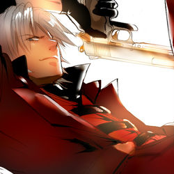 This is a pixiv picture whose title is ダンテ・バージル・ダンテ・バージル.