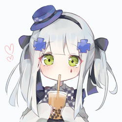 This is a pixiv picture whose title is HK416.