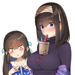 This is a pixiv picture whose title is タピオカ文香.